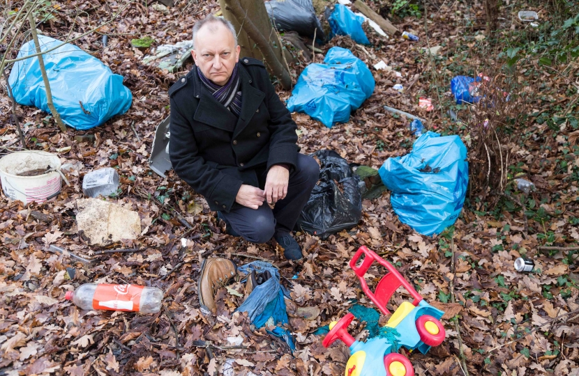 Fly-tipping in minster