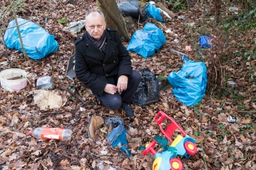 Fly-tipping in minster